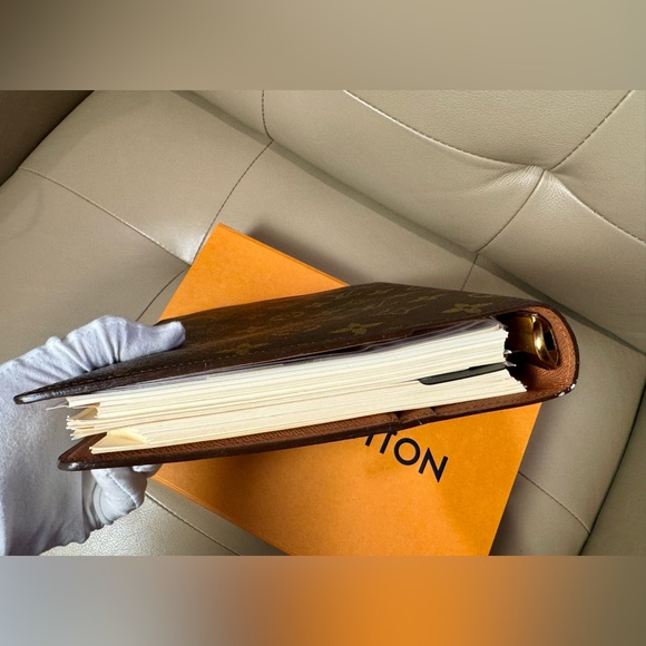 Sold x x x Louis Vuitton Large Ring Agenda cover Vintage monogram - Picture 10 of 14